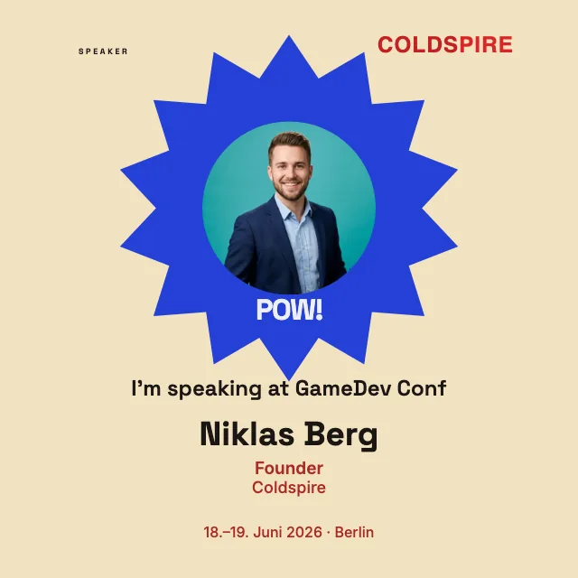 Comic-Pop-Badge zur GameDev Conf